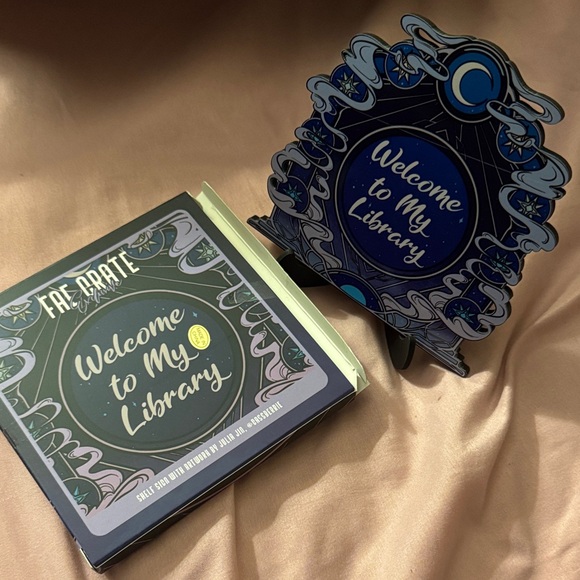 Library Sign - Picture 1 of 4